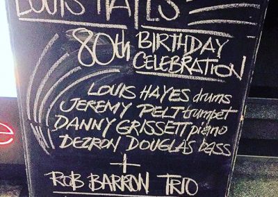 Rob Barron Trio supporting Louis Hayes Feb 2017
